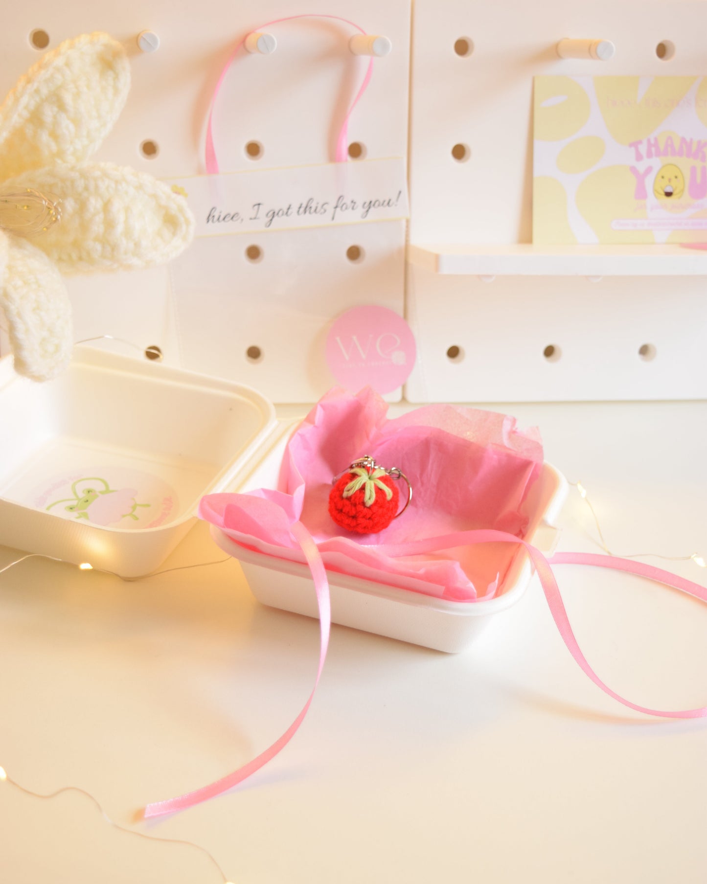 Cherry tomato charm + keychain