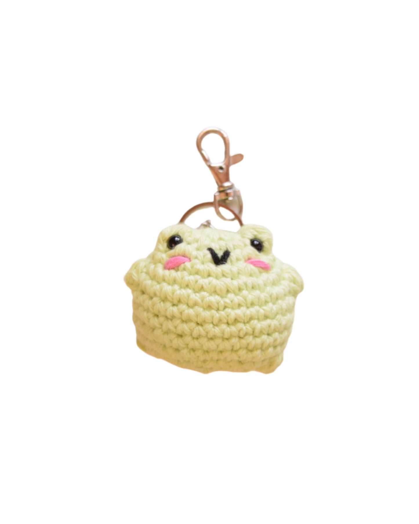 frog keychain + charm