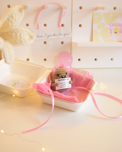 Positive patato keychain + charm