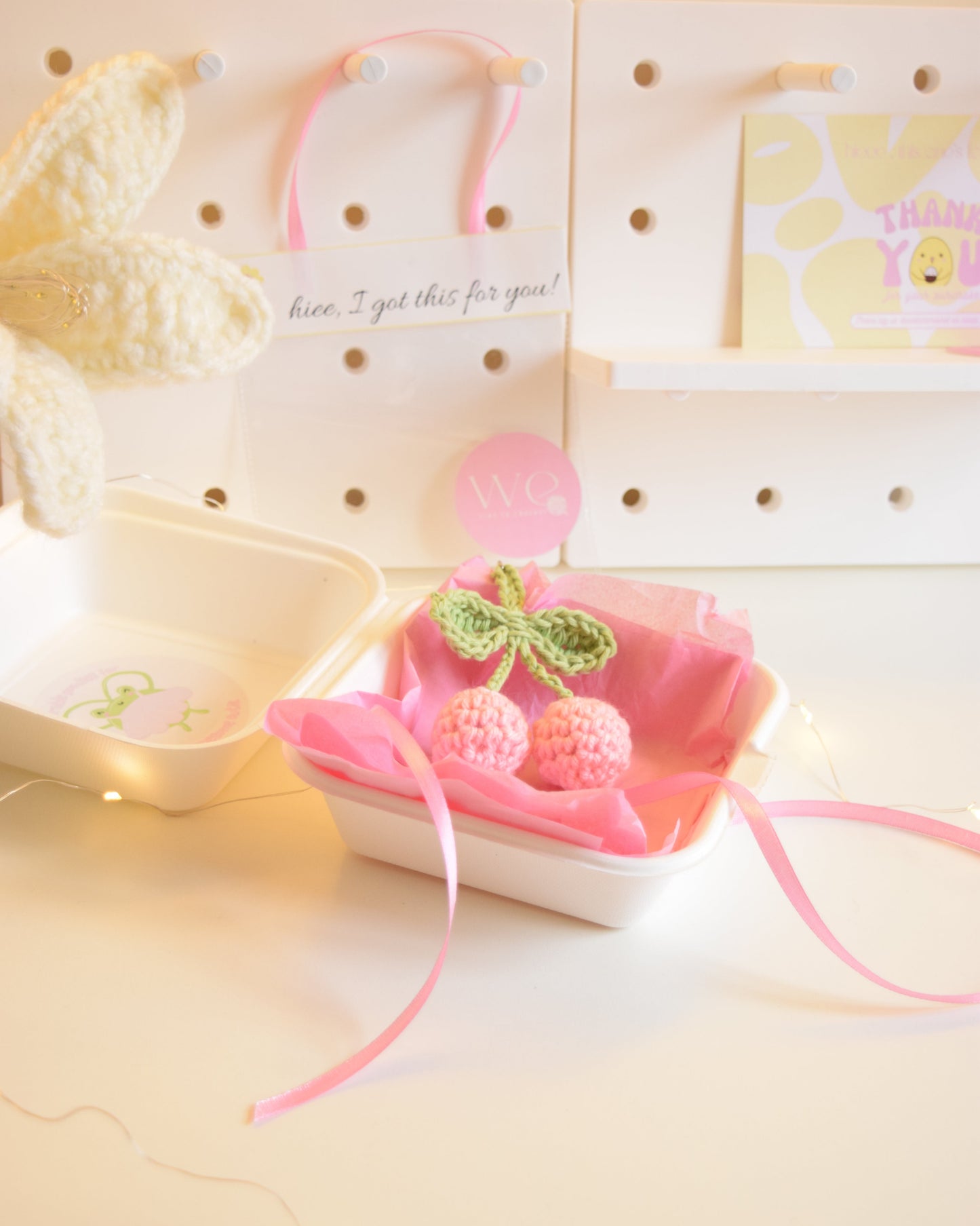 Cherry charm + keychain