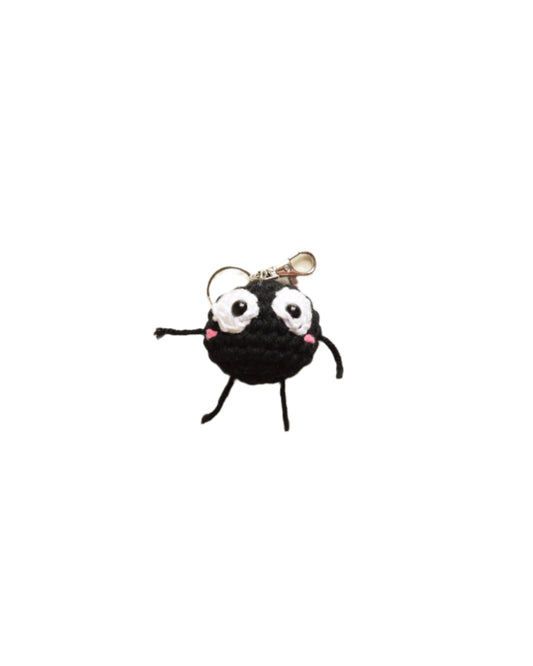Soot sprite keychain + charm