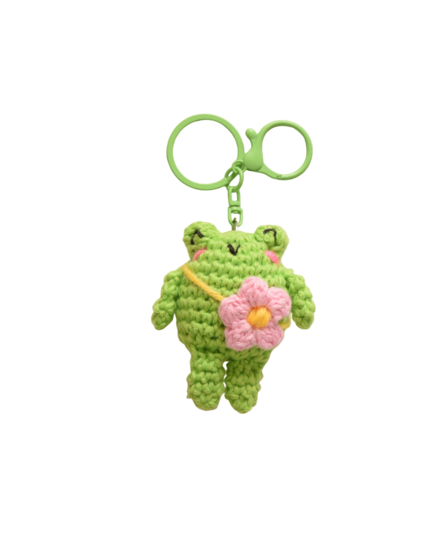 Matcha frog keychain + charm