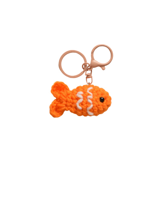 Fish keychain + charm