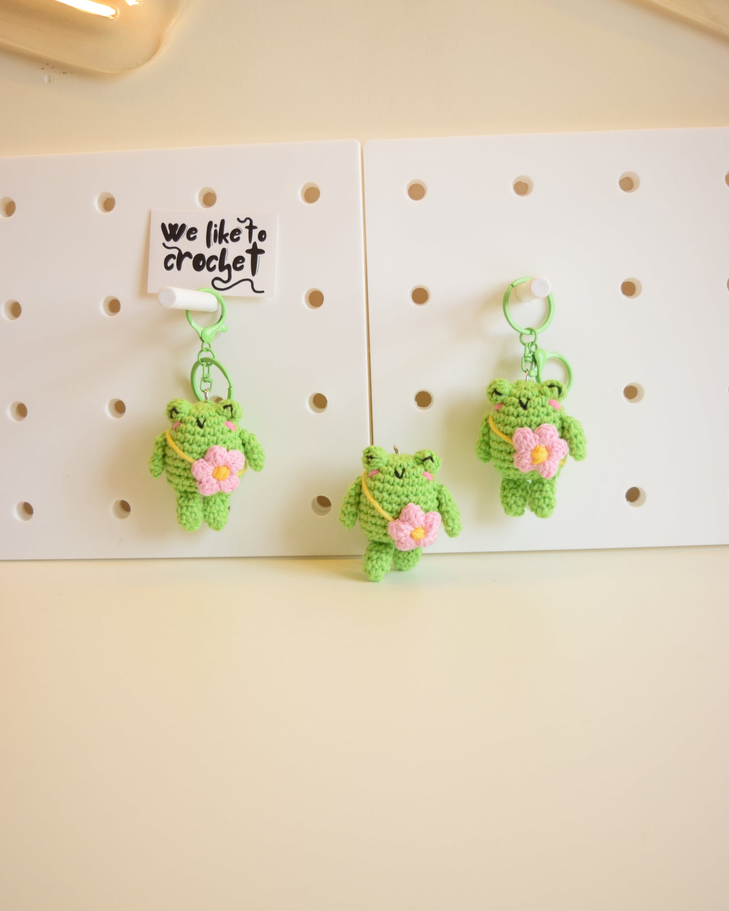 Matcha frog keychain + charm