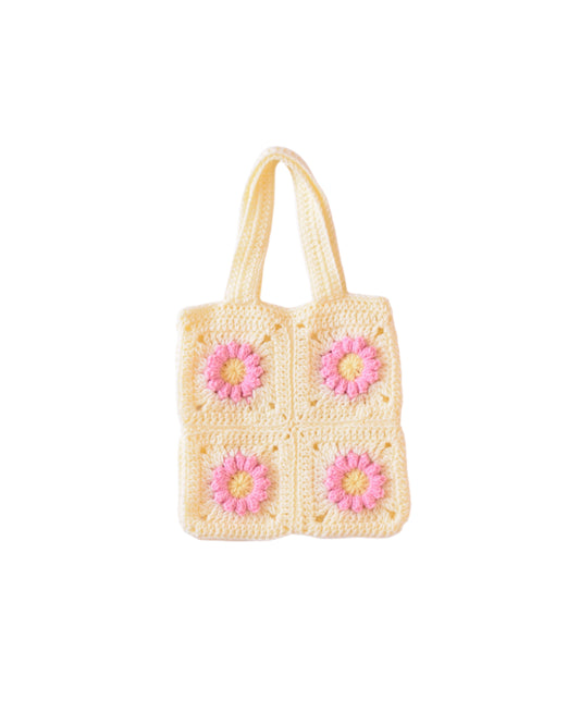 Square crochet bag