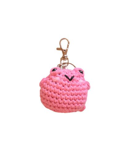 frog keychain + charm