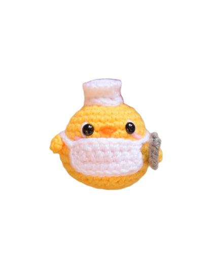 Chef keychain + charm