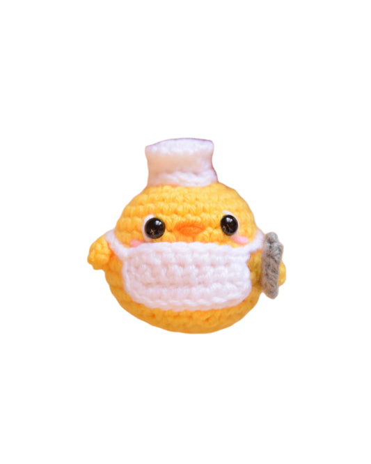 Chef keychain + charm