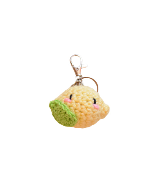 Lemon keychain + charm